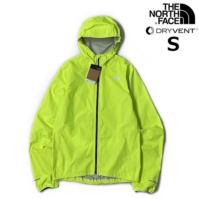 1円～!売切!【正規新品】THE NORTH FACE◆HIGHER RUN JACKET フルジップ マウンテンパーカー US限定 撥水 軽量 ランニング(S)黄 180915-25の画像1