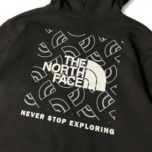 1円～!売切!【正規新品】THE NORTH FACE BOX NSE PULLOVER HOODIE パーカー US限定 ボックスロゴ 裏起毛 グラフィック(XL)黒 181130-30の画像4