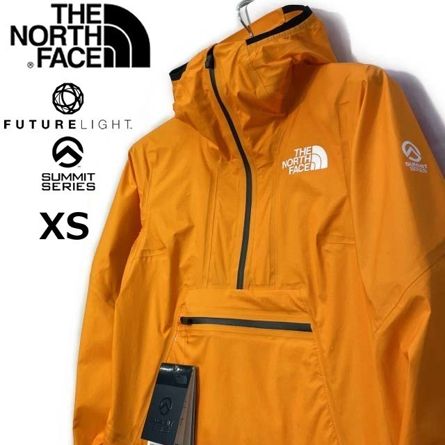 1円～!売切!【正規新品】THE NORTH FACE W L5 VRT FUTURELIGHT PULLOVER マウンテンパーカー US サミットシリーズ(XS)オレンジ 180915-15の画像3