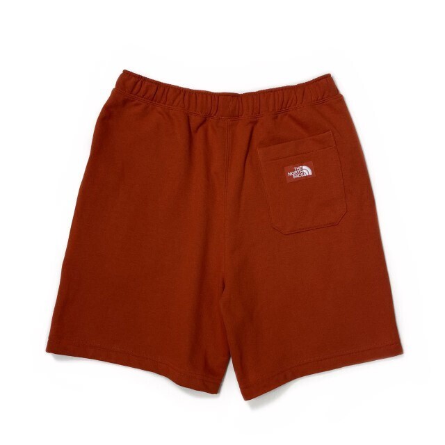 1円～!売切!【正規新品】THE NORTH FACE HERITAGE PATCH SHORT ショートパンツ スウェット US限定 ロゴパッチ スポーツ(XXL)茶 190110-25の画像5