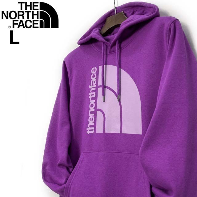 1円～!売切!【正規新品】THE NORTH FACE◆JUMBO HALF DOME HOODIE パーカー US限定 グラフィック ビッグハーフドーム(L)紫 181130-33の画像2