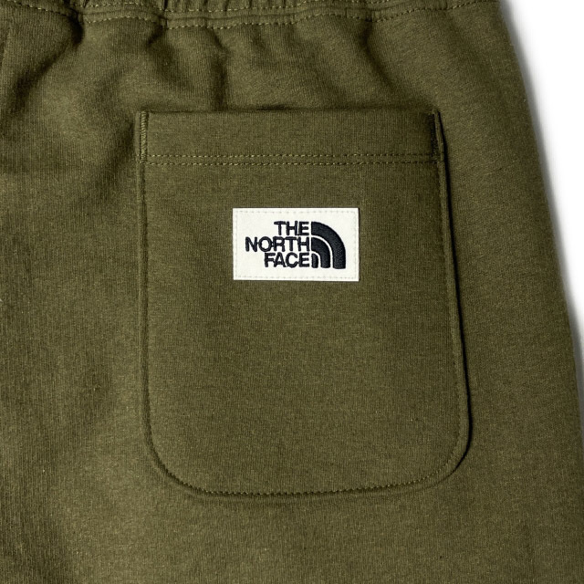 1円～!売切!【正規新品】THE NORTH FACE◆HERITAGE PATCH JOGGERS ジョガーパンツ US限定 ロゴパッチ 裏起毛(S)カーキ 190110-25_画像10