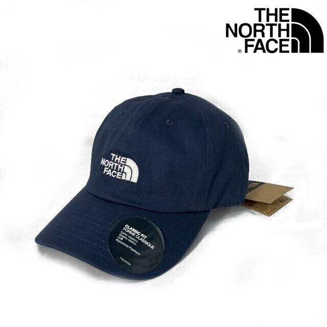 1円～!売切!【正規新品】THE NORTH FACE Backyard Ball Cap 帽子 キャップ US限定 ハーフドームロゴ刺繍 男女兼用(OS)紺 180623-15の画像1