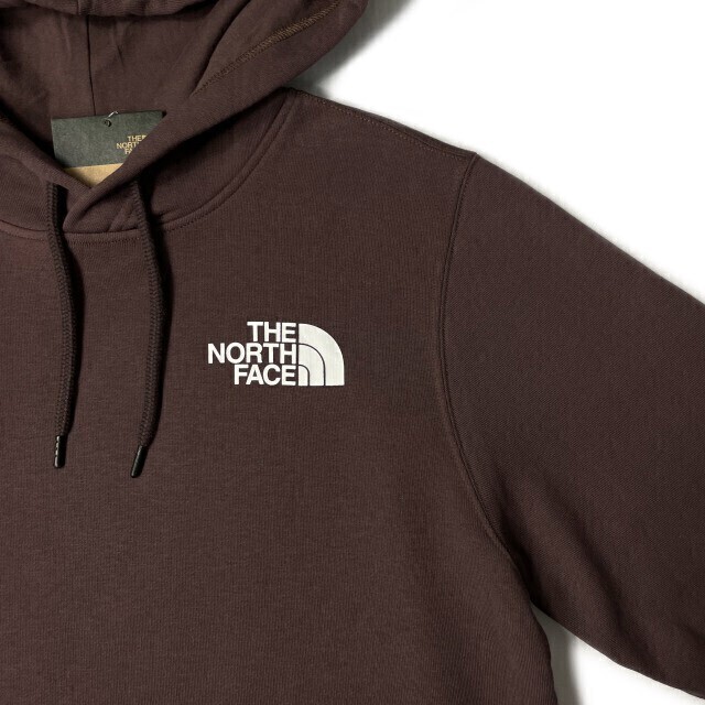 1円～!売切!【正規新品】THE NORTH FACE BOX NSE PULLOVER HOODIE パーカー US限定 ボックスロゴ 裏起毛 グラフィック 登山(XL)茶181130-30の画像6