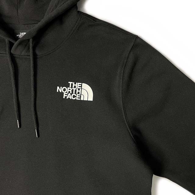 1円～!売切!【正規新品】THE NORTH FACE BOX NSE PULLOVER HOODIE パーカー US限定 ボックスロゴ 裏起毛 グラフィック(L)黒 181130-30の画像6