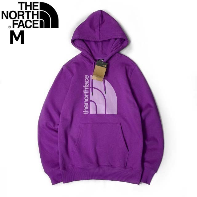 1円～!売切!【正規新品】THE NORTH FACE◆JUMBO HALF DOME HOODIE パーカー US限定 グラフィック ビッグハーフドーム(M)紫 181130-33の画像3