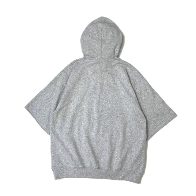 1円～!売切!【正規新品】THE NORTH FACE SHORT SLEEVE 1966 HOODIE パーカー US限定 立体ロゴ 裏起毛 上質 男女兼用(XL)グレー 181130-33 の画像6