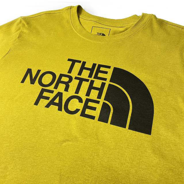 1円～!売切!【正規新品】THE NORTH FACE◆L/S HALF DOME TEE 長袖 Tシャツ ロンT US限定 ハーフドームロゴ 男女兼用(L)黄 180902-18の画像5