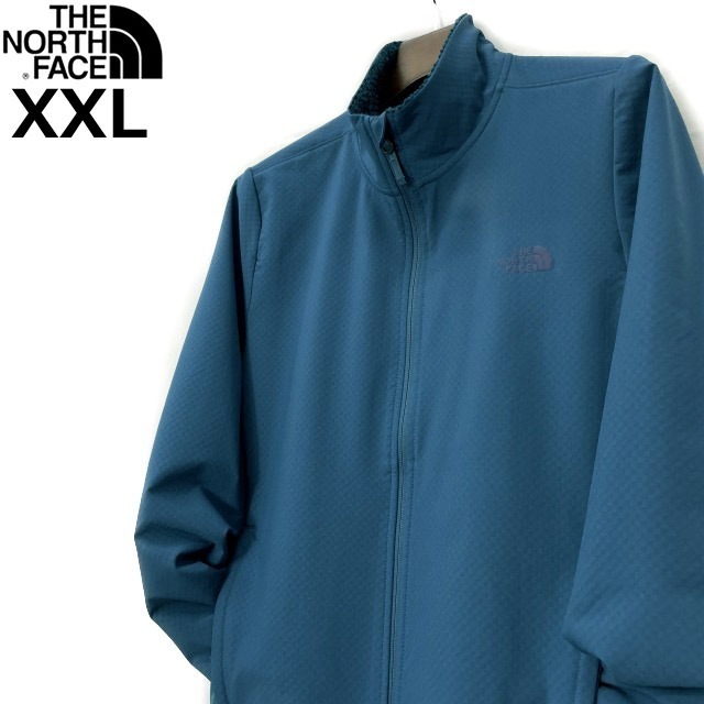 1円～!売切!【正規新品】THE NORTH FACE◆HYBRID WITH FUTUREFLEECE FULL ZIP フルジップ ジャケット US限定 軽量 スポーツ(XXL)青180915-5の画像2