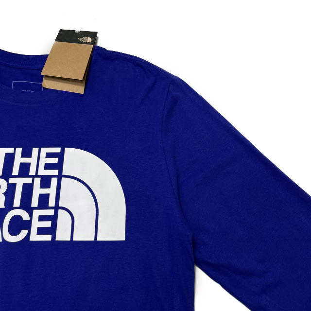 1円～!売切!【正規新品】THE NORTH FACE◆L/S HALF DOME TEE 長袖 Tシャツ ロンT US限定 男女兼用 コットン キャンプ(XXL)青 180902-5の画像5