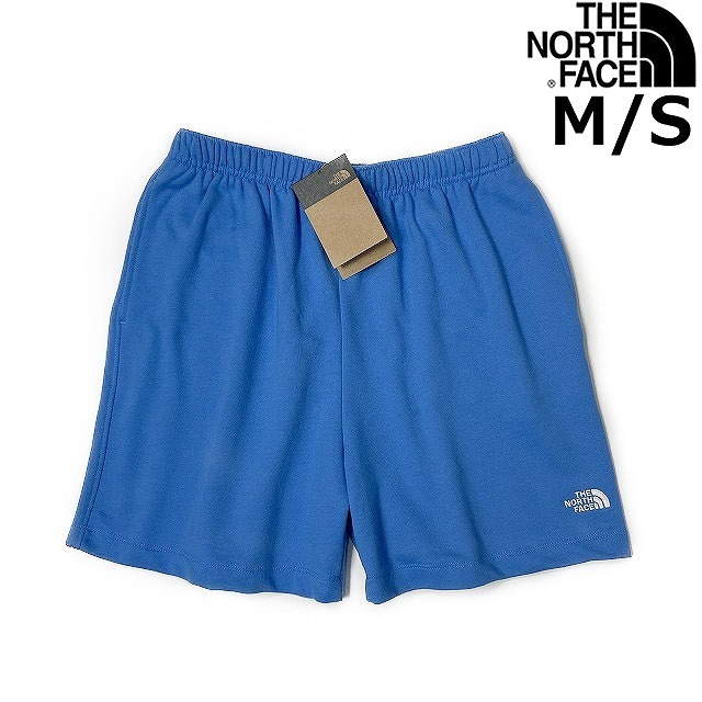 1円～!売切!【正規新品】THE NORTH FACE◆SIMPLE LOGO FLEECE SHORT ショートパンツ US限定 ロゴ刺繍 スポーツ シンプル(M)青 190110-5の画像1