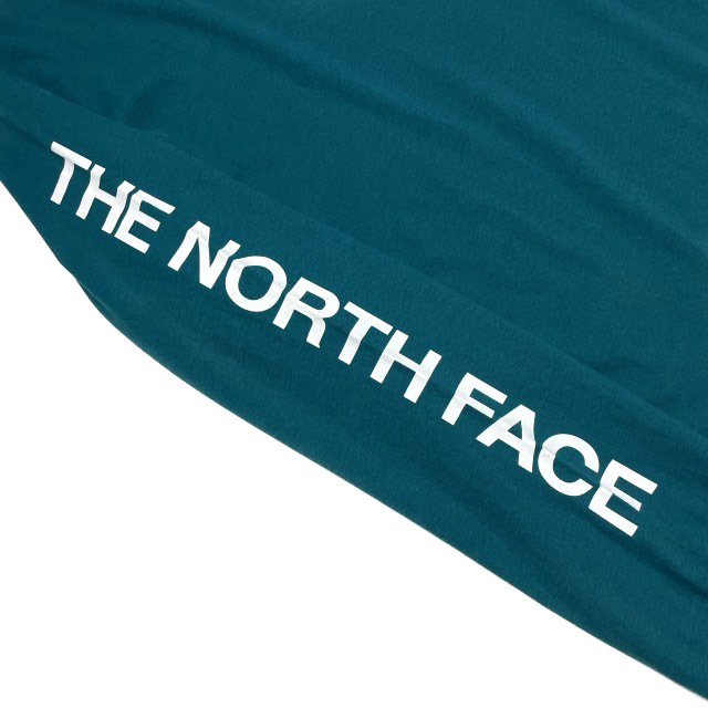 1円～!売切!【正規新品】THE NORTH FACE◆L/S TNF SLEEVE HIT TEE 長袖 Tシャツ ロンT US限定 シンプル 袖ロゴ キャンプ(XXL)青 緑180902-5_画像6