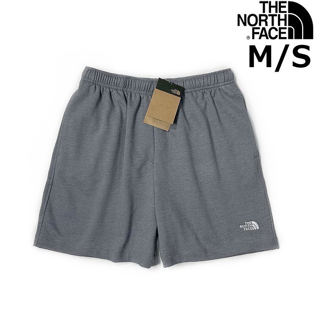 1円～!売切!【正規新品】THE NORTH FACE◆SIMPLE LOGO FLEECE SHORT ショートパンツ US限定 ロゴ刺繍 スポーツ シンプル(M)グレー 190110-5_画像1