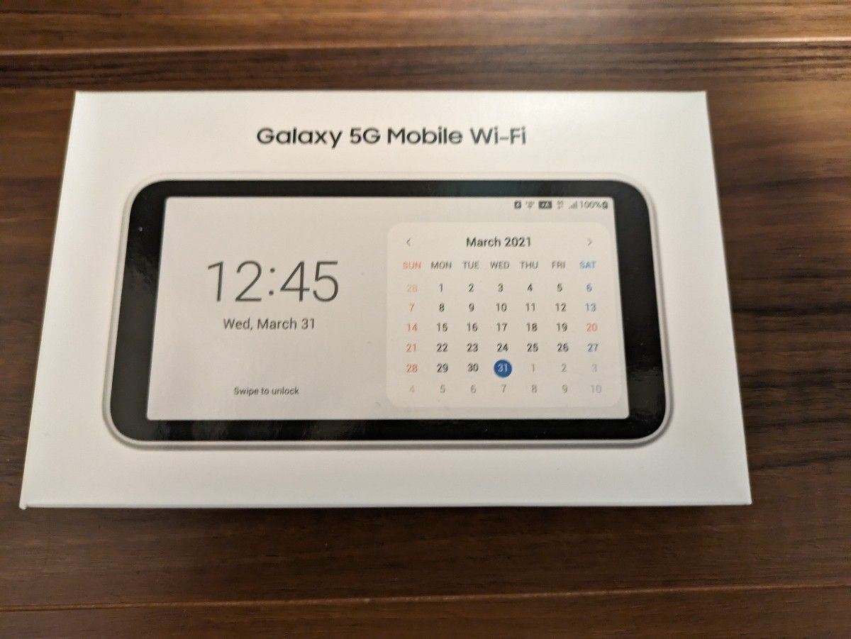 サムスン Galaxy 5G Mobile Wi-Fi SCR01 au 一括購入 判定〇 SIMフリー ホワイト A3955