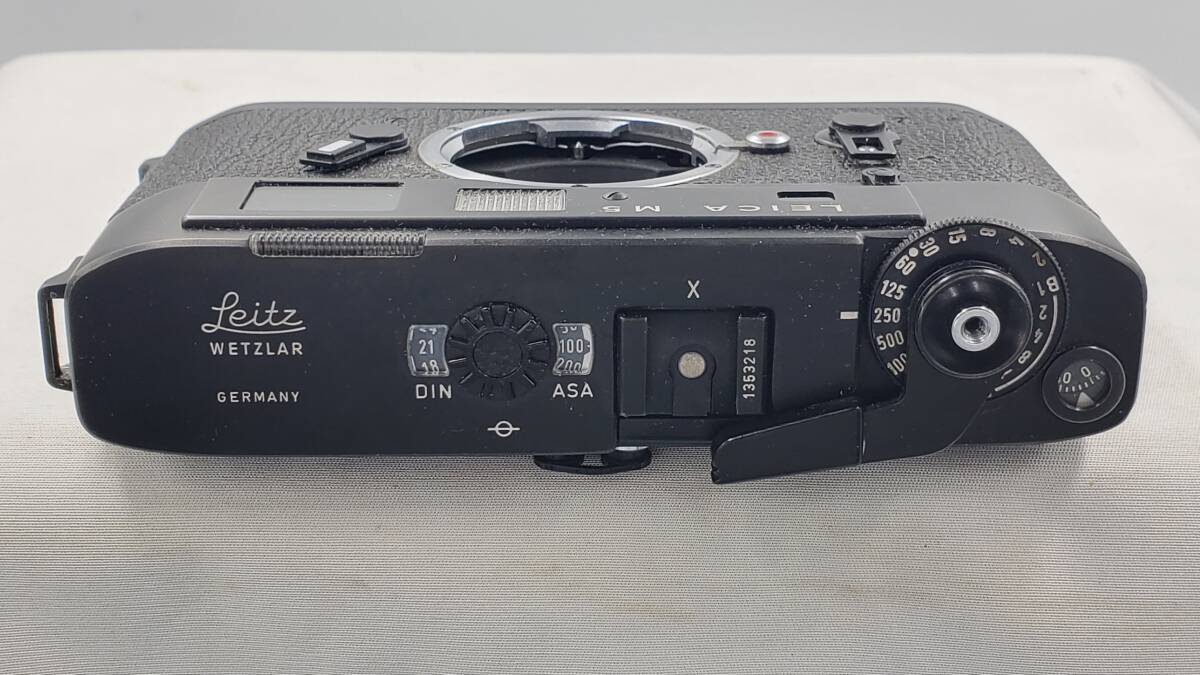 個人出品！ ライカ Leica M5 ブラック レンジファインダー ボディの画像5