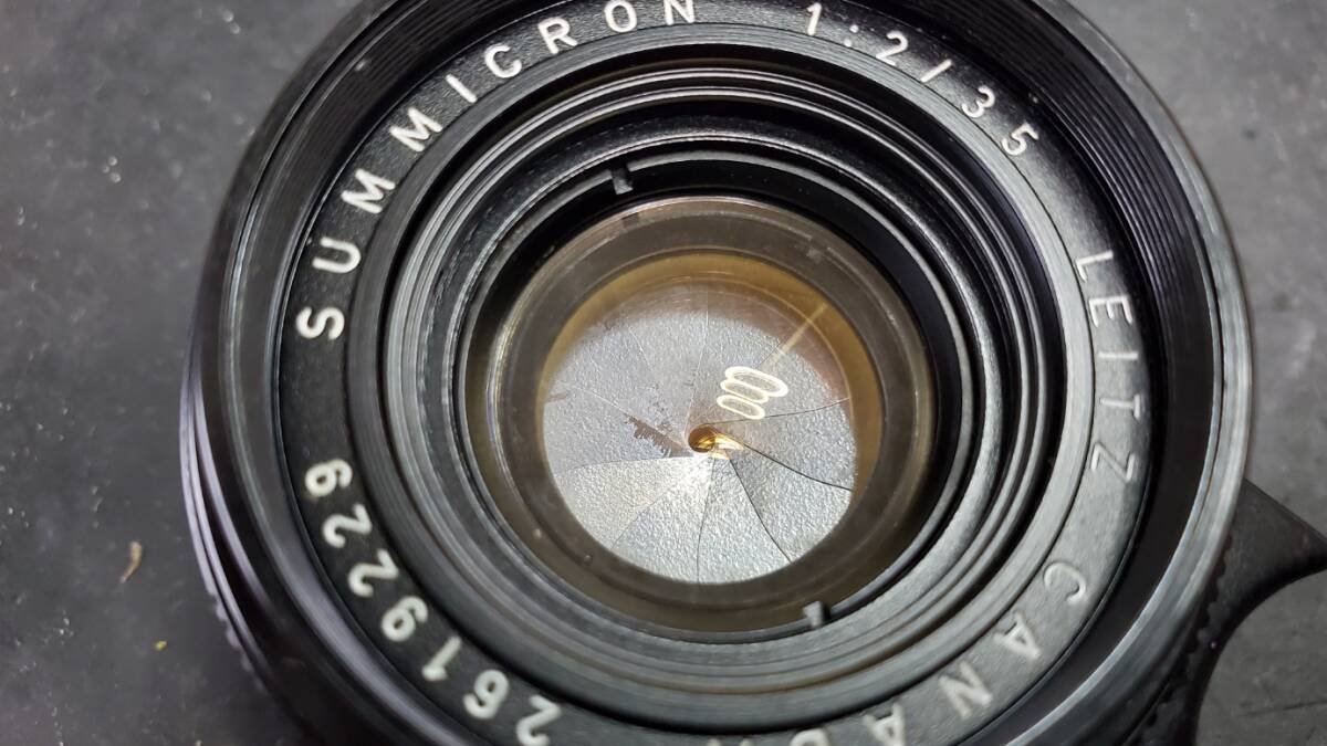 ライカ Leica SUMMICRON 35mm F2 LEITZ CANADAの画像8