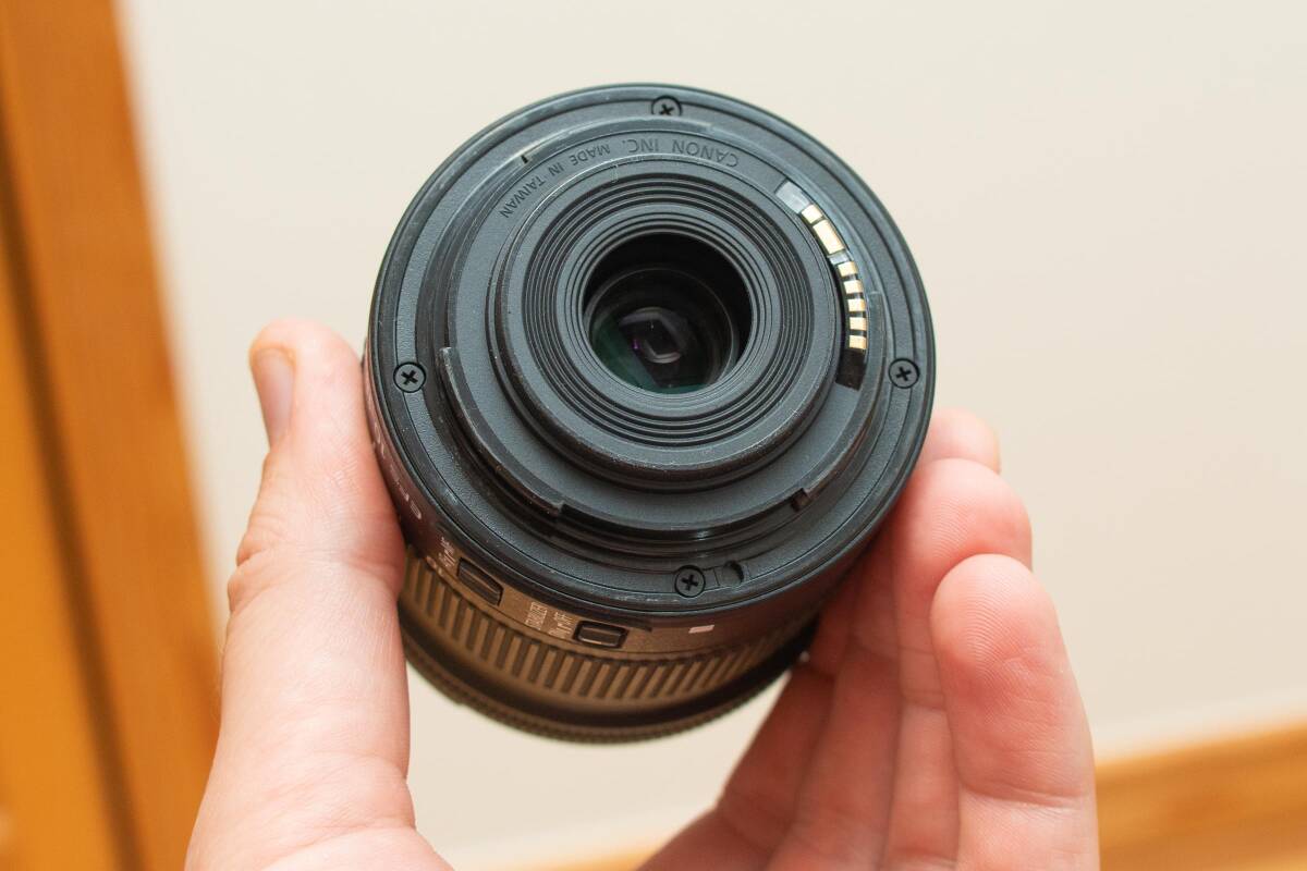 ＊B＋＊ Canon EF-S 10-18mm F4.5 - 5.6 オリジナルFキャップ 他社リアーキャップの画像4