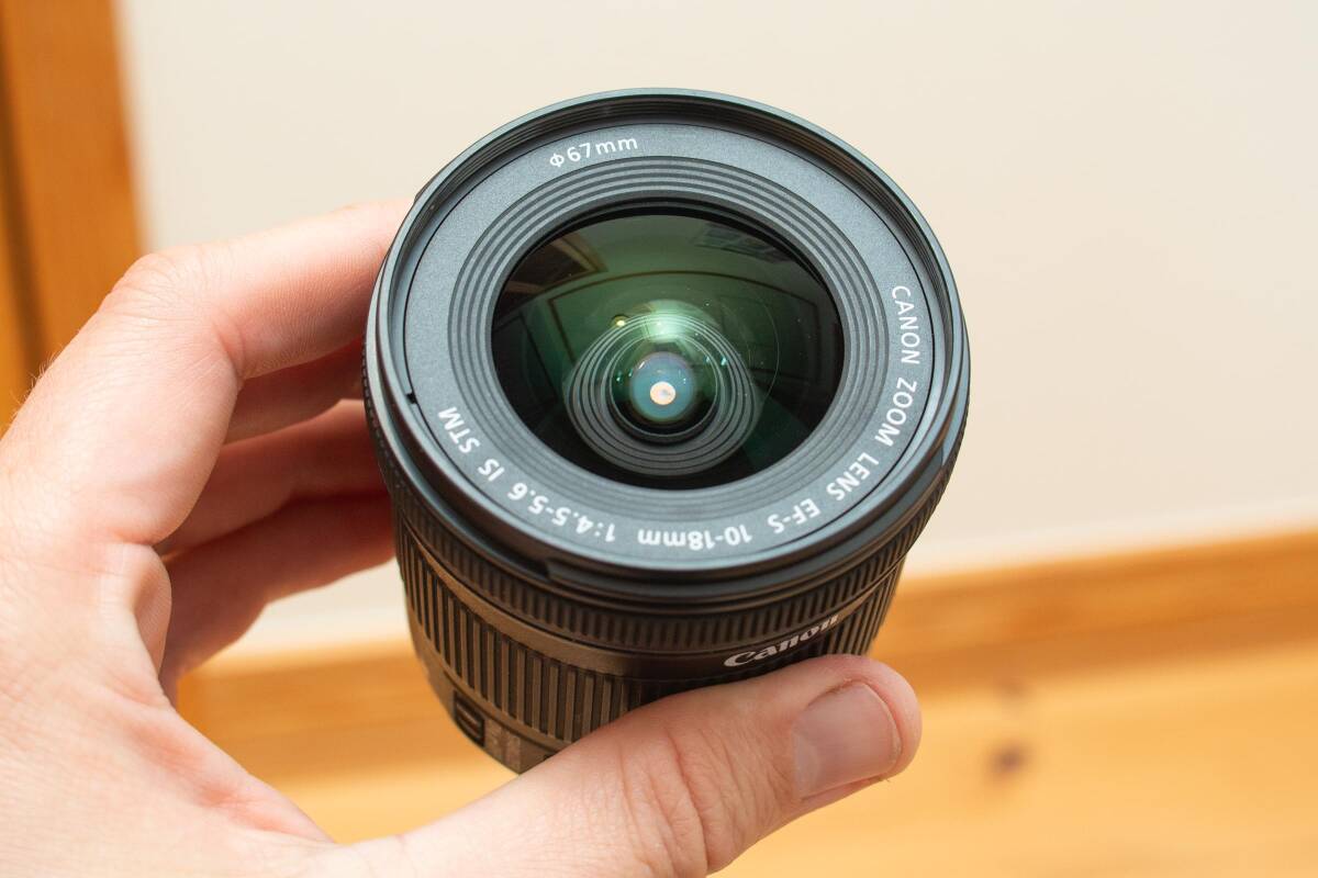 ＊B＋＊ Canon EF-S 10-18mm F4.5 - 5.6 オリジナルFキャップ 他社リアーキャップの画像2