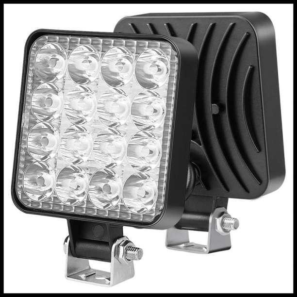LED 作業灯 4個 ランプ ワークライト 車 48W 防水 照明 C-145の画像6