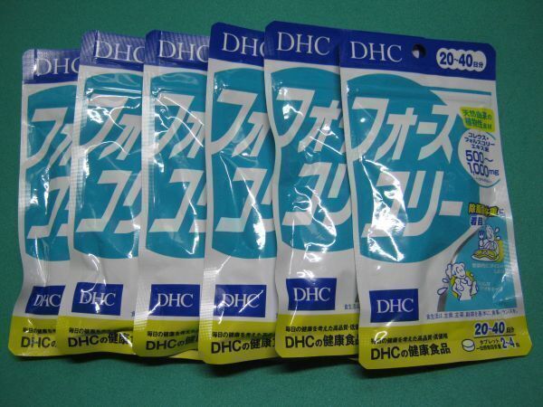 　 新品未開封 DHC フォースコリー 20日分 80粒 ×6袋　即決.　_画像1