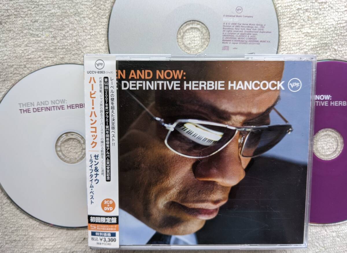ハービー・ハンコック HERBIE HANCOCK●2枚組CD＋DVD●ゼン＆ナウ ライフタイム・ベスト●初回限定盤！！_画像1
