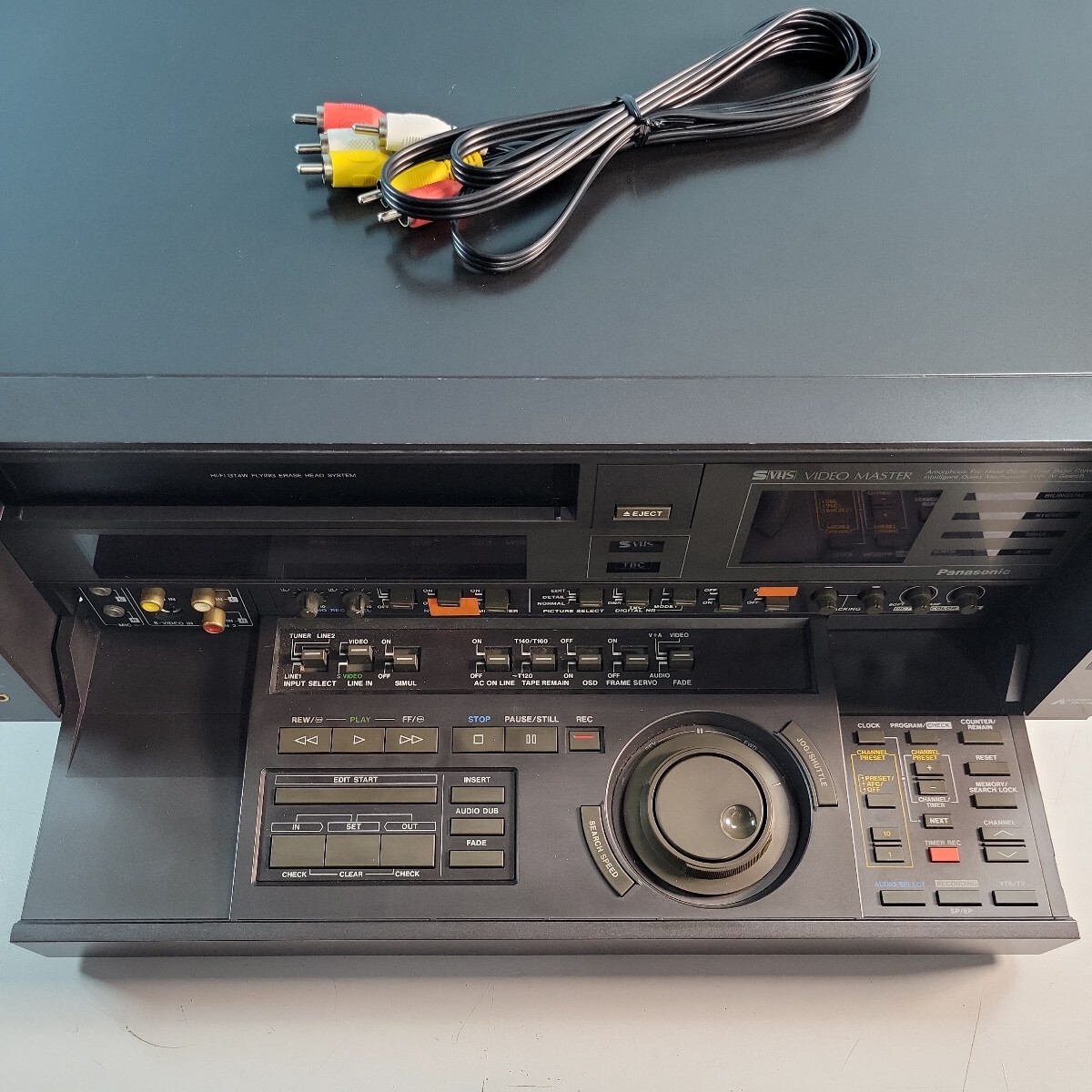 Panasonic パナソニック S-VHS VIDEO MASTER AG-3810 ビデオカセットレコーダー 中古現状品 管理番号 2404023の画像6