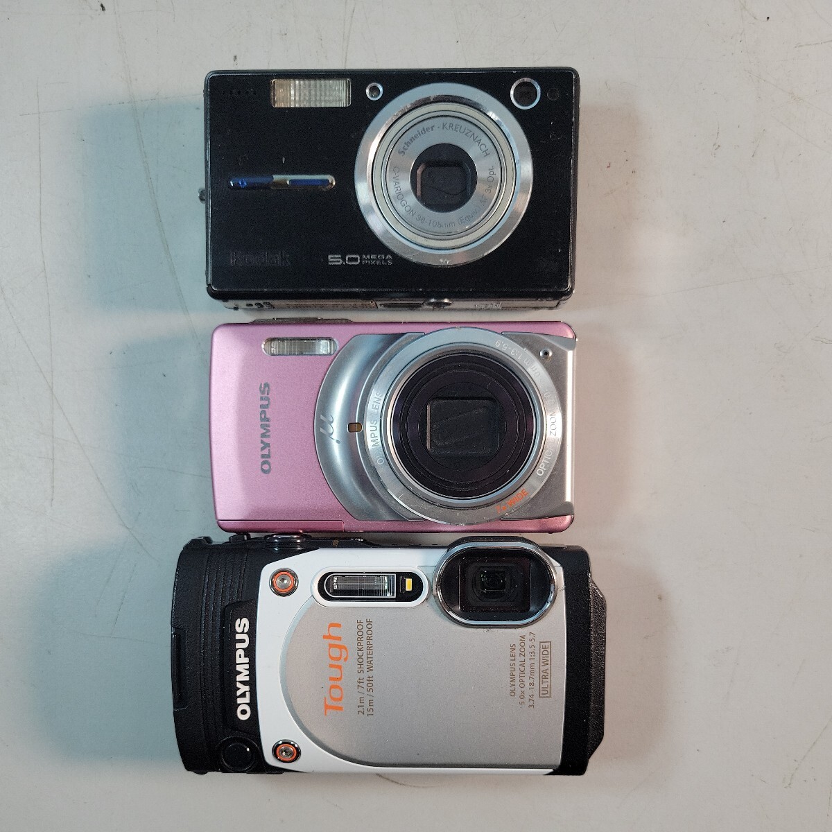 デジタルカメラ Canon Sanyo CASIO OLYMPUS Nikon FUJIFILM Kodak Ricoh Pentax 15個まとめ売りジャンク品 管理番号2404083の画像3