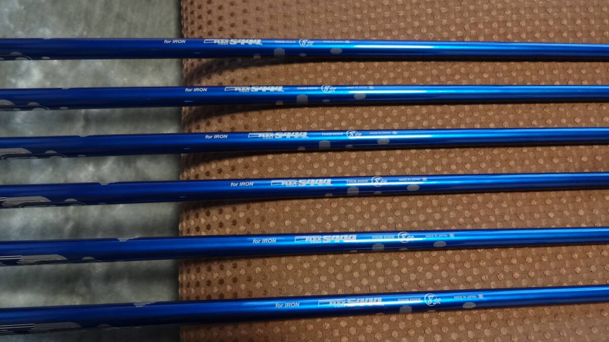 ★中古美品★ ダンロップ DUNLOP スリクソン SRIXON Z585 アイアン 6本 #5-Pw Miyazaki for IRON(SR)の画像7