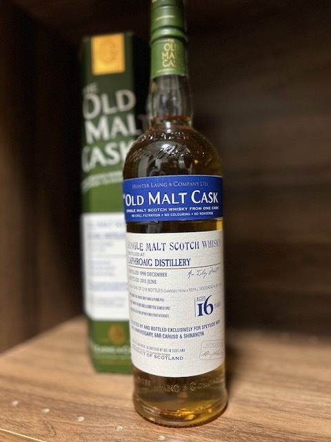 【再掲】ＯＭＣラフロイグ 16年 フレンドシップボトル ／ THE OLD MALT CASK LAPHROAIG 16ｙ（1998－2015）の画像2