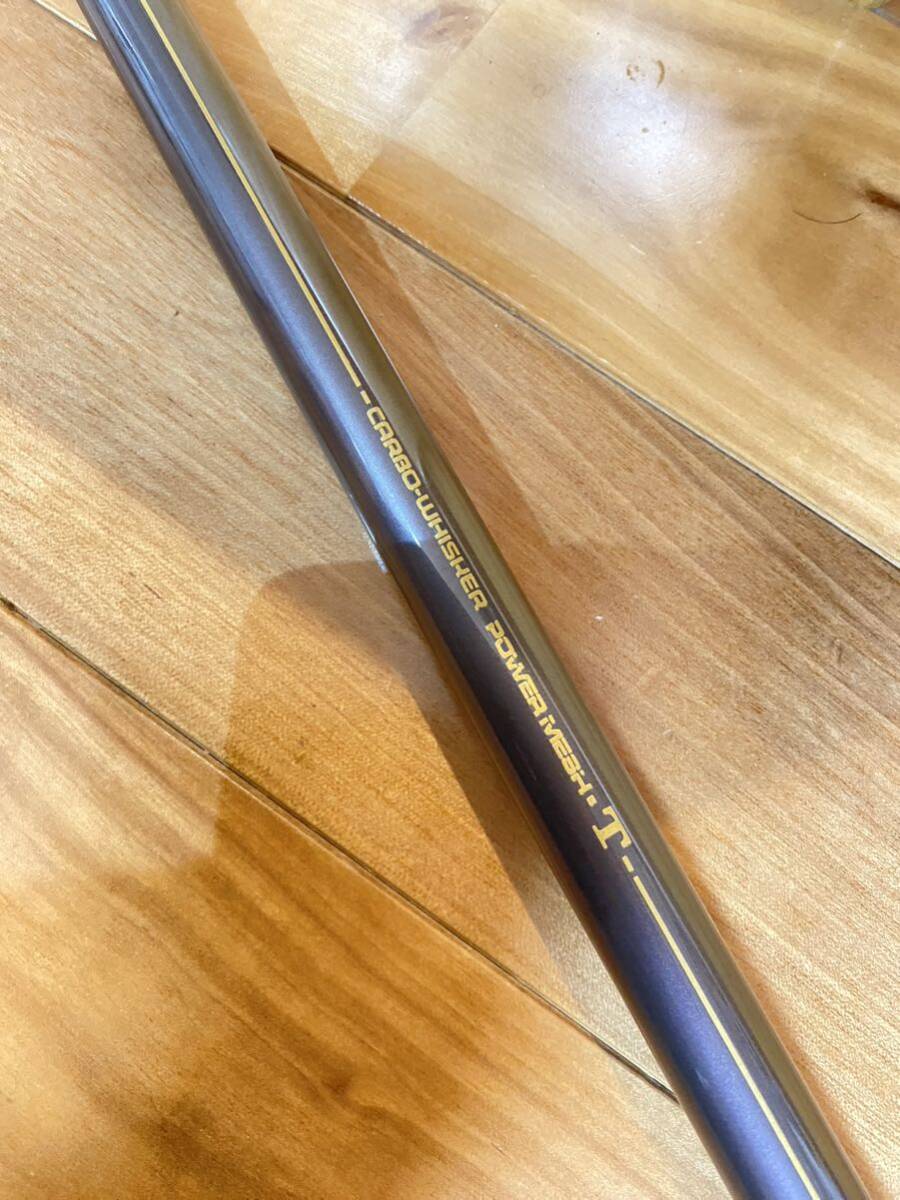 超美品 Daiwa カーボウィスカー パワーメッシュ HZ 波濤 T1-53 日本製 磯 ダイワ チヌ グレ 尾長 本流 遠征