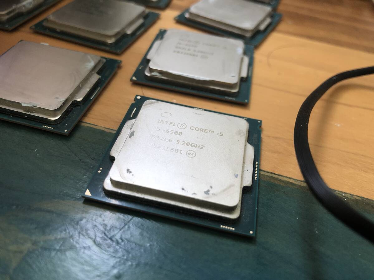(送料185円) Intel CPU Core i5-6500 SR2L6 3.20GHz 外傷なし・起動確認済み、不具合・故障品は返品交換OK ⑤の画像1