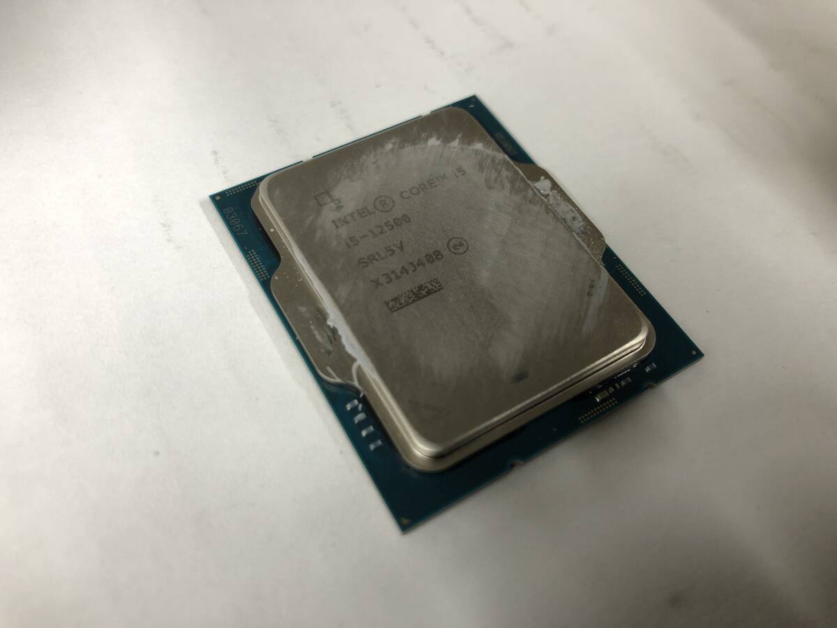 (送料185円) Intel CPU Core i5-12500 SRL5V 4.60GHz 外傷なし・起動確認済み、不具合・故障品は返品交換OK ②_画像1