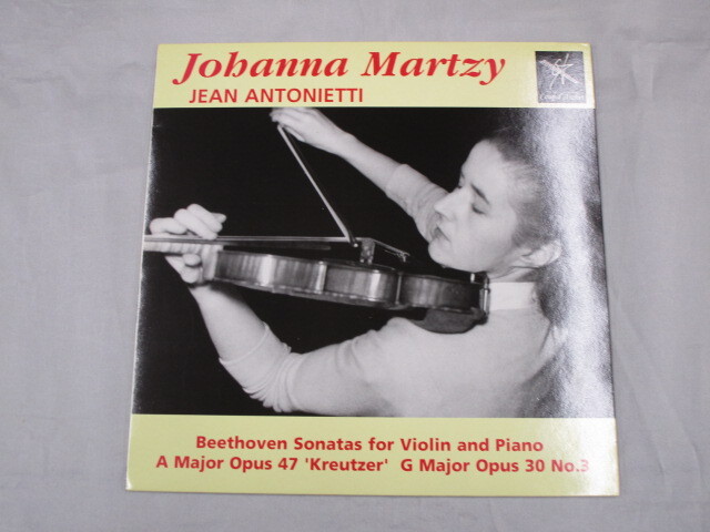 【LP】JOHANNA MARTZY JEAN ANTONIETTI / BEETHOVEN SONATAS FOR VIOLIN AND PIANOの画像1