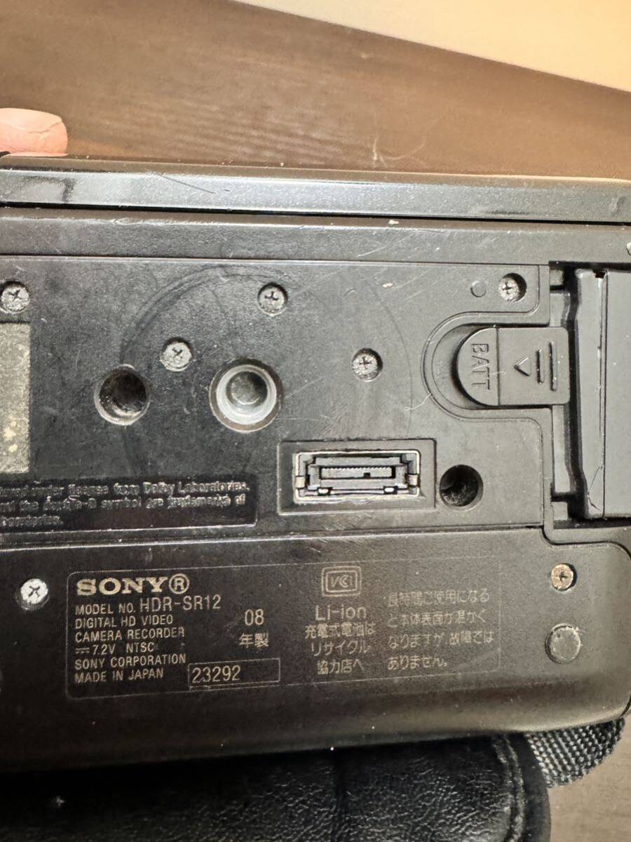 SONY HDR-SR12 HANDYCAM HDソニー デジタルビデオカメラ の画像9