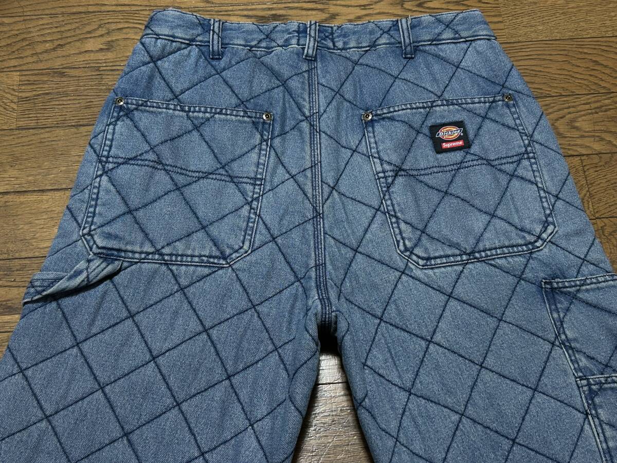 Supreme シュプリーム Quilted Work Pant ダブルニーワークパンツ インディゴ 30 　　　　 BJBD.D