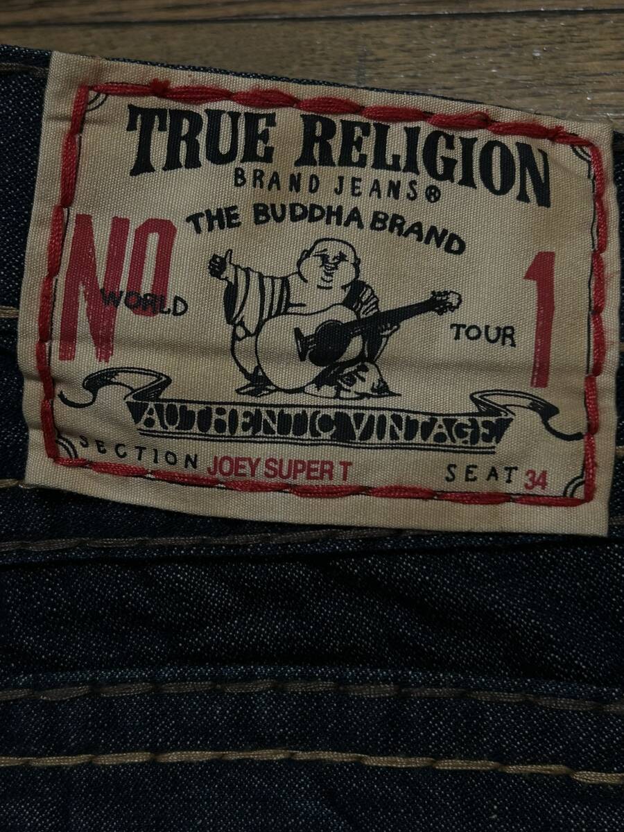 *TRUE RELIGION True Religion JOEY SUPERT Denim pants dark blue Ueno association American made 31 BJBD.D
