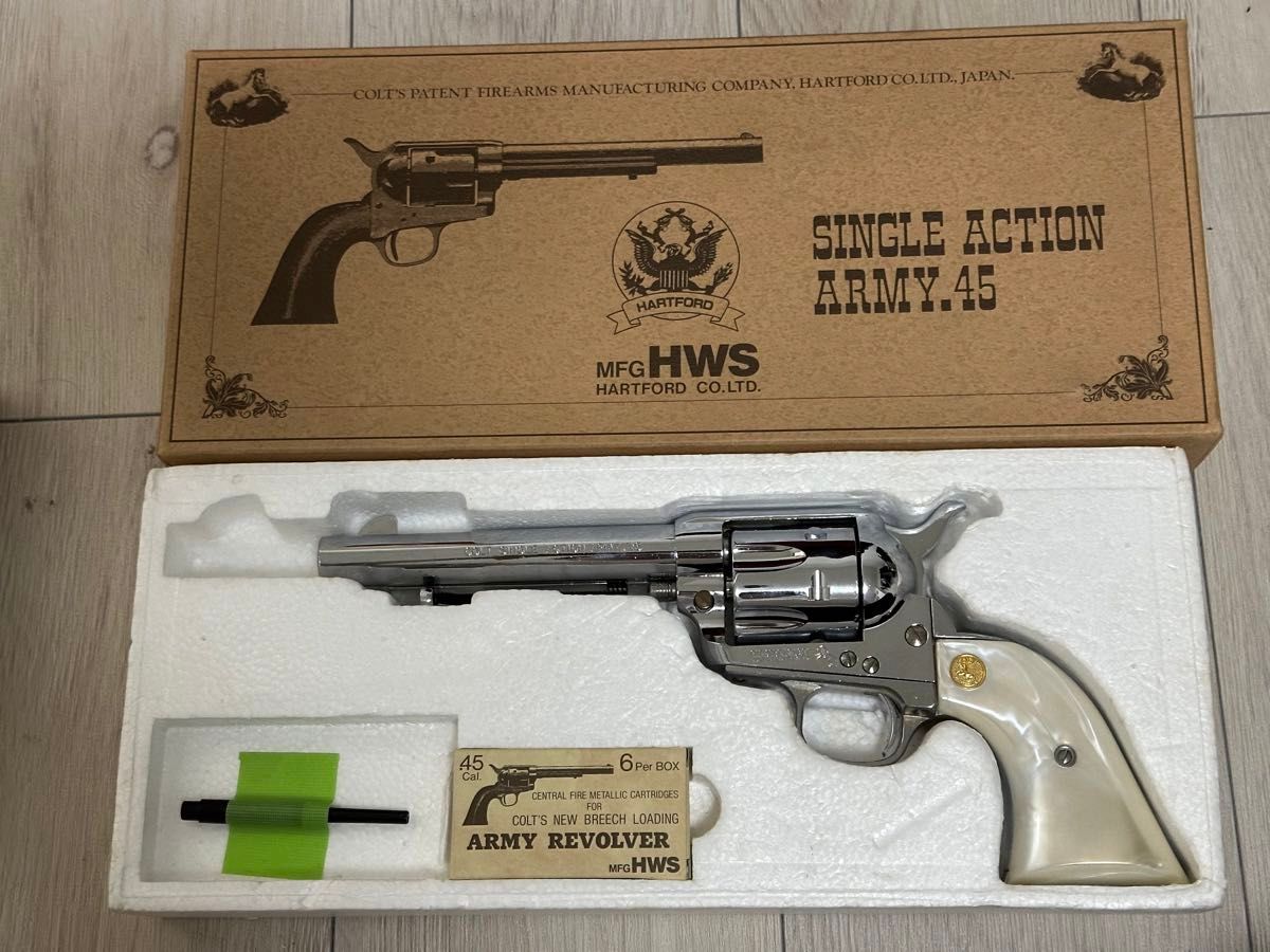 未発火品 ハートフォード コルトSAA HWS オールシルバーアーティ 未発火品 ハートフォード コルトSAA HWS オールシルバーアーティ
