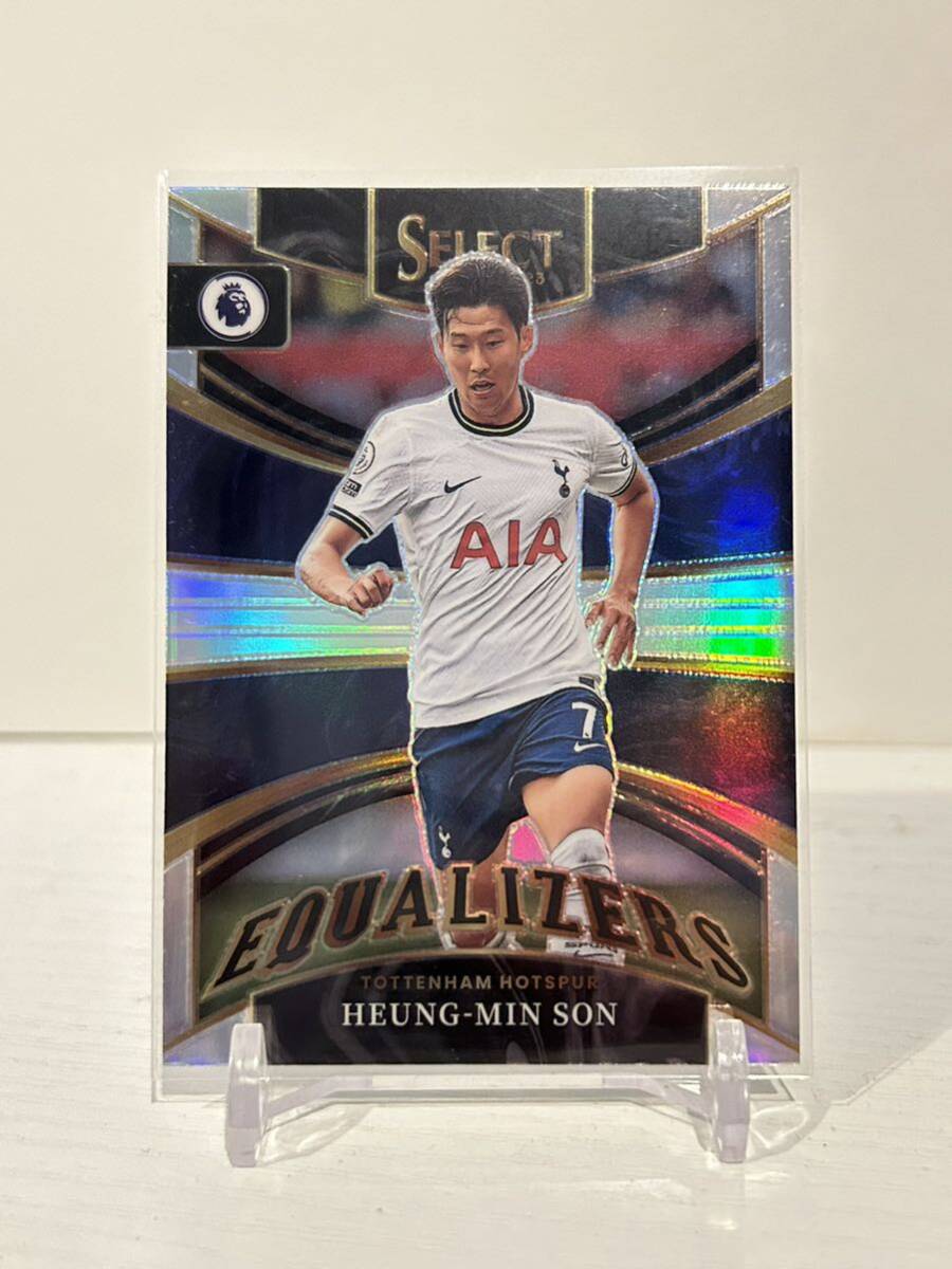 【2枚セット】2022-23 Panini Select Premier League Soccer Heung-Min Son Silver Prizm 他 (Tottenham)の画像1