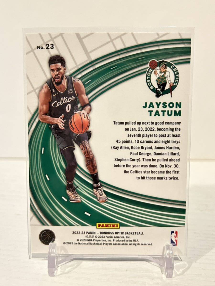 【3枚セット】2022-23 Panini Donruss Optic Basketball Jayson Tatum 他 (Celtics)の画像2