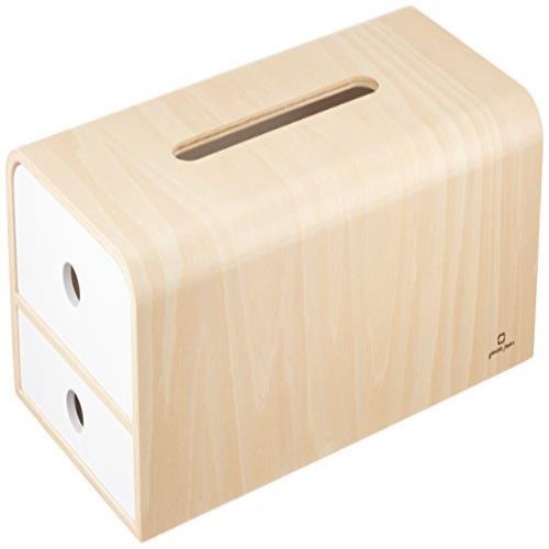 ◆送料無料 ヤマト工芸 STOCK tissue Wh サイズ：約W28 D14.5 H13.5 YK14-108 一点限り_画像1