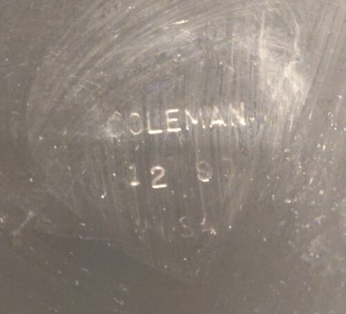 1990年12月製 222B ワンマントル 黒 ブラック coleman コールマン ビンテージ ランタン 箱付き アメリカ製_画像9