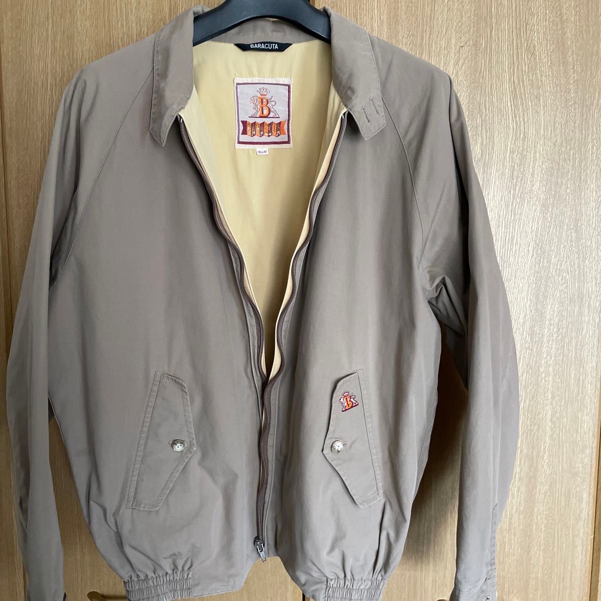 バラクータ　レア　ハリントンジャケット　40 M〜L ベージュ  ジャケット スイングトップ BARACUTA