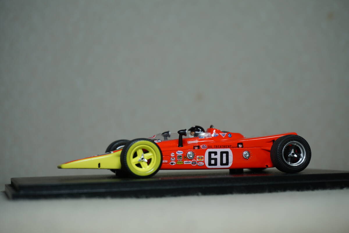 1/43 インディ500 ポールポジション ガスタービン 4WD spark Lotus 56 #60 Leonard 1968 Indianapolis ロータス レオナード STP_画像1