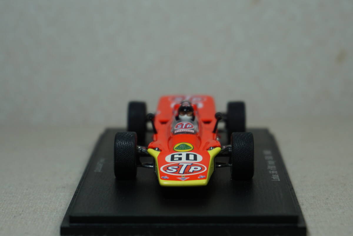 1/43 インディ500 ポールポジション ガスタービン 4WD spark Lotus 56 #60 Leonard 1968 Indianapolis ロータス レオナード STP_画像5