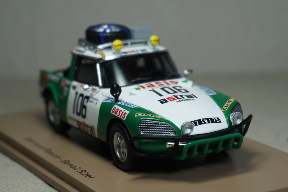 1/43 ダカール spark Citroen DS 23 #106 Roncin 1980 Rallye Paris Dakar シトロエン ラリー ロンシン rally_画像8