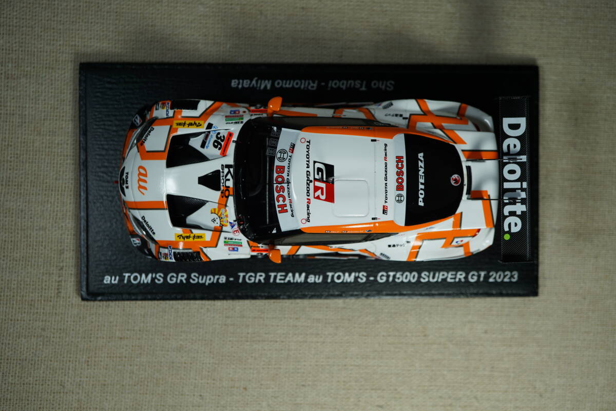 1/43 2023 SUPER GT 年間チャンピオン spark au TOM'S GR Supra #36 GT500 TGR Team toms TOYOTA トヨタ トムス スープラ スーパーGT_画像4