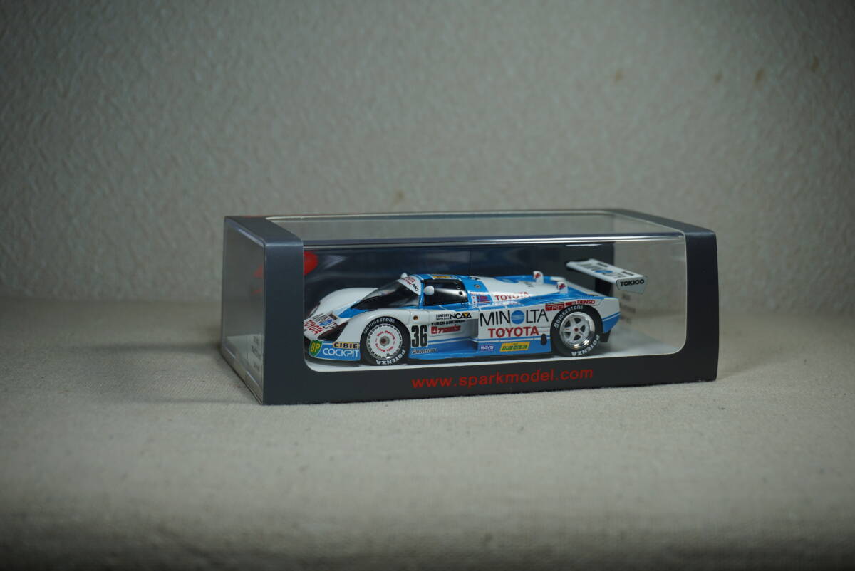 1/43 ルマン spark TOYOTA 88C #36 1988 Le Mans 24h トヨタ トムス tom's toms MINOLTA ミノルタ 関谷 リース 星野 TTT 87-C 87 c 88-C_画像10