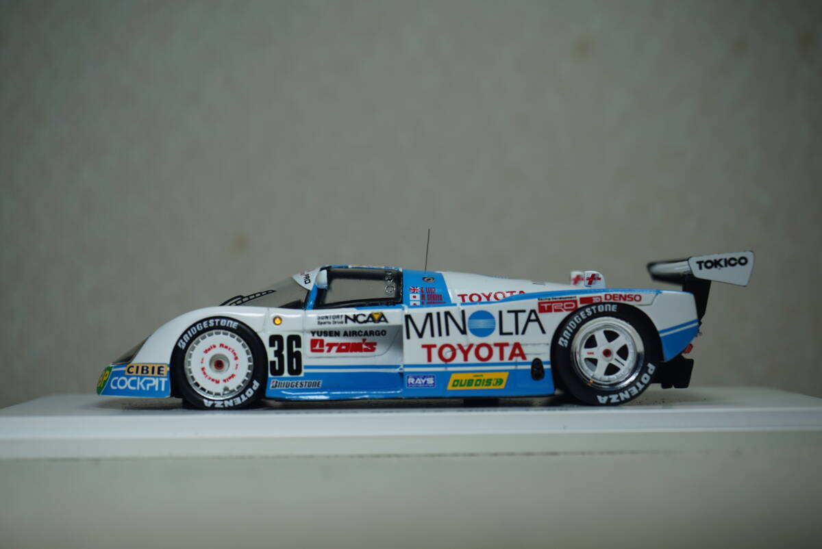 1/43 ルマン spark TOYOTA 88C #36 1988 Le Mans 24h トヨタ トムス tom's toms MINOLTA ミノルタ 関谷 リース 星野 TTT 87-C 87 c 88-C_画像3