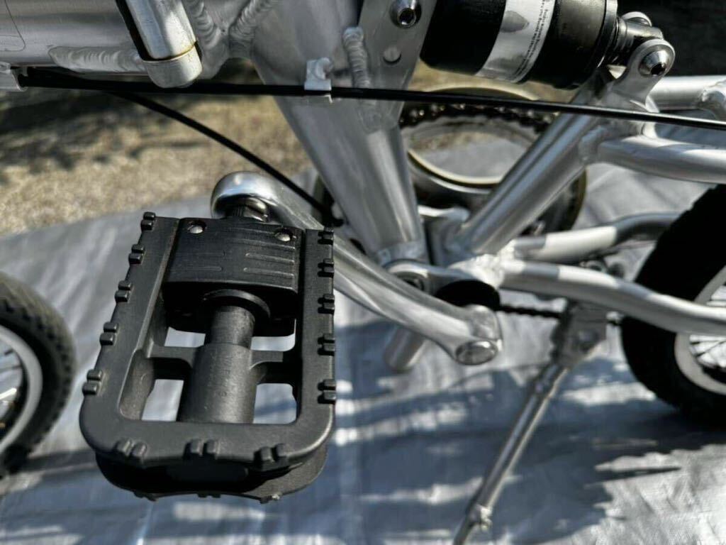 16インチ折りたたみ自転車 アルミ製defi外装6段ディスクブレーキの画像2