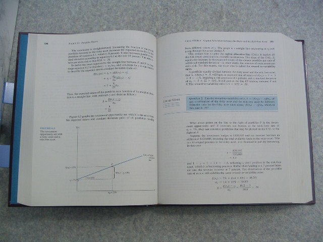 ∞　INVESTMENTS　 Zvi Bodie、他共著　IRWIN、刊　●洋書です、英文表記●　●大型本です、送料注意●_本文ページは概ね経年並、大きな損傷無し